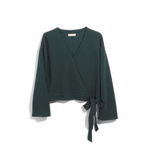 Texture & Thread Wrap Top Smoky Spruce